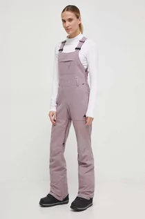 Spodnie sportowe damskie - Burton spodnie Avalon kolor fioletowy - grafika 1