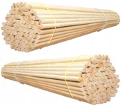 Inne urządzenia gastronomiczne - Patyki do Waty Cukrowej 38cm fi 4mm 200szt Okrągłe Bambus Patyczki - miniaturka - grafika 1
