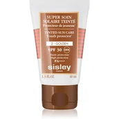 Kremy do twarzy z filtrem - Sisley Super Soin Solaire Teinte SPF30+ 02 Golden Unisex 40ml - miniaturka - grafika 1