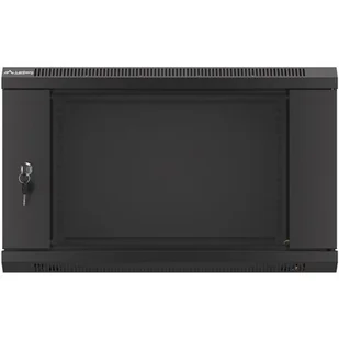 Lanberg Szafa wiszący 19" 6U, 600x450, czarna FLAT PACK WF01-6406-10B - Szafy rack - miniaturka - grafika 1