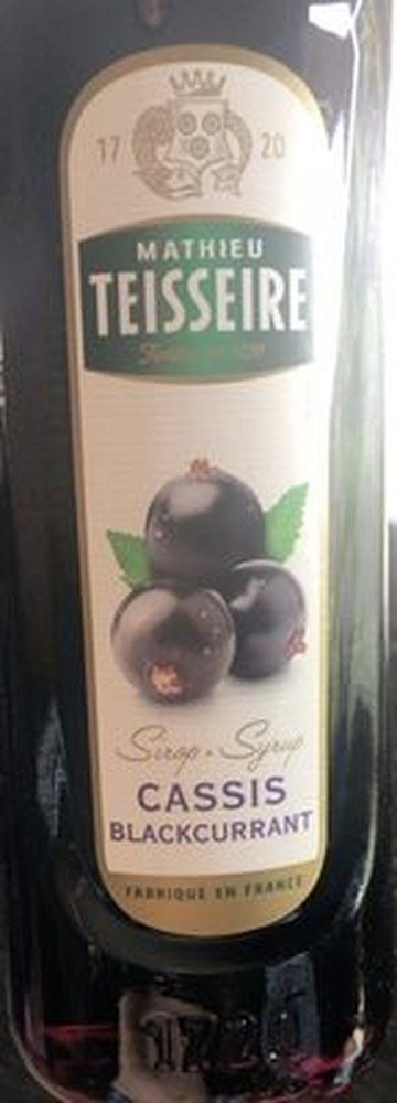 Syrop z czarnej porzeczki Teisseire 700 ml