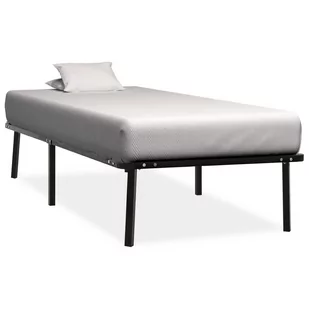 Vida Rama łóżka czarna metalowa 90 x 200 cm V-284678 - Łóżka - miniaturka - grafika 1