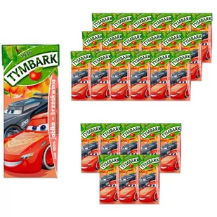 Tymbark Sok 100% jabłko-brzoskwinia 200 ml x 27 sztuk - Soki i napoje niegazowane - miniaturka - grafika 1