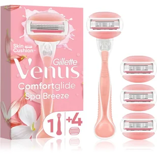 Gillette maszynka do golenia Venus ComfortGlide Spa Breeze 4 głowice - Maszynki do golenia i wkłady - miniaturka - grafika 1