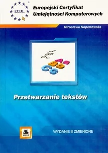 ECUK Przetwarzanie tekstów - dostępny od ręki, wysyłka od 2,99 - Aplikacje biurowe - miniaturka - grafika 1