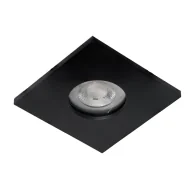 Lampy sufitowe - Sufitowa lampa łazienkowa KANT AZ6049 Azzardo metal IP44 kwadrat czarny - miniaturka - grafika 1
