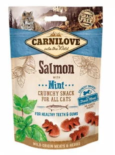 Carnilove Carnilove Przysmak Crunchy Salmon with mint op 50g - Przysmaki dla kotów - miniaturka - grafika 1