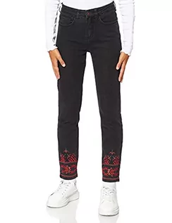 Spodnie damskie - Desigual Damskie spodnie jeansowe Calipso Slim Jeans - grafika 1