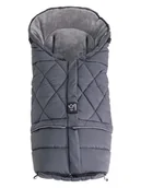 Akcesoria do wózków - Kaiser Naturfellprodukte Śpiworek termiczny "Moony 2in1" w kolorze antracytowym - miniaturka - grafika 1