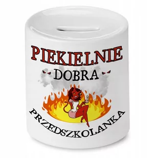 Skarbonka Dla Przedszkolanki na Urodziny Prezent z Nadrukiem ze Zdjęciem - Skarbonki - miniaturka - grafika 1