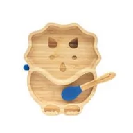 Miseczki i talerzyki dla dzieci - Ecorascals Miseczka Bambusowa Dinozaur z przyssawką - miniaturka - grafika 1