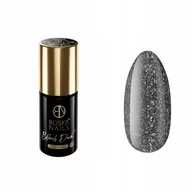 Lakiery hybrydowe - Boska Nails, Brokatowy Lakier Hybrydowy, 375 Bflash Dark, 6ml - miniaturka - grafika 1