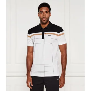 BOSS GREEN Polo Paule GOC Slim Fit pima - Koszule męskie - miniaturka - grafika 1