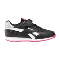 Buty dla dziewczynek - Reebok Royal CL Jog 3.0 1V buty do biegania, czarne/BOLDPINK/białe, 43 UK, Czarny pogrubiony różowy biały, 13 UK - miniaturka - grafika 1
