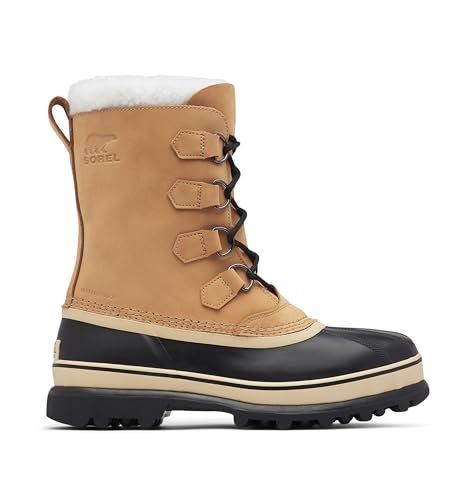 Sorel Caribou wodoodporny śniegowce męskie, Beżowy (Buff), 50 EU
