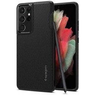 Etui i futerały do telefonów - Spigen LIQUID AIR PEN GALAXY S21 ULTRA MATTE BLACK - miniaturka - grafika 1