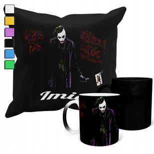 ZESTAW KUBEK MAGICZNY + POSZEWKA Z PODUSZKĄ- AVENGERS JOKER PREZENT + IMIĘ - Gadżety dla niej i dla niego - miniaturka - grafika 1