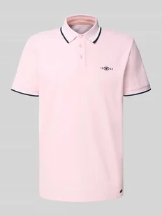 Koszulka polo o kroju regular fit z mieszanki bawełny - Koszulki męskie - miniaturka - grafika 1