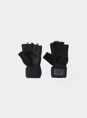 Rękawiczki - Męskie rękawiczki treningowe 4F 4FWSS25AFGLM157 - czarne - miniaturka - grafika 1