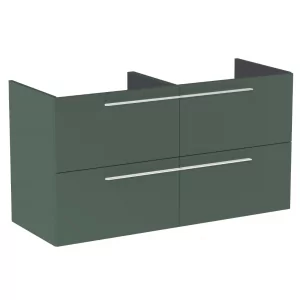 ROCA A857772534 ELLA Szafka podumywalkowa 120 cm z 2 szufladami, do kompletacji z blatem Zielony mat - Szafki łazienkowe - miniaturka - grafika 1