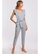Kombinezony - made of emotion Kombinezon w kolorze szarym - miniaturka - grafika 1