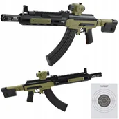 Zabawki militarne - Skleplolki Duży karabin na kulki laser ASG 71CM 6MM - miniaturka - grafika 1