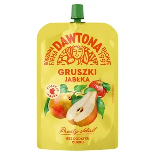 Dawtona Mus gruszki jabłka 180 g - Soki i napoje niegazowane - miniaturka - grafika 1