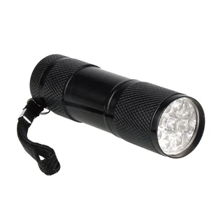 Latarka mini aluminiowa czarna LED 45Lm - Latarki - miniaturka - grafika 1