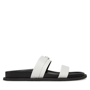 Klapki MICHAEL Michael Kors Mandy Flat Sandal 40S5MAFS2L Biały - Klapki i japonki damskie - miniaturka - grafika 1