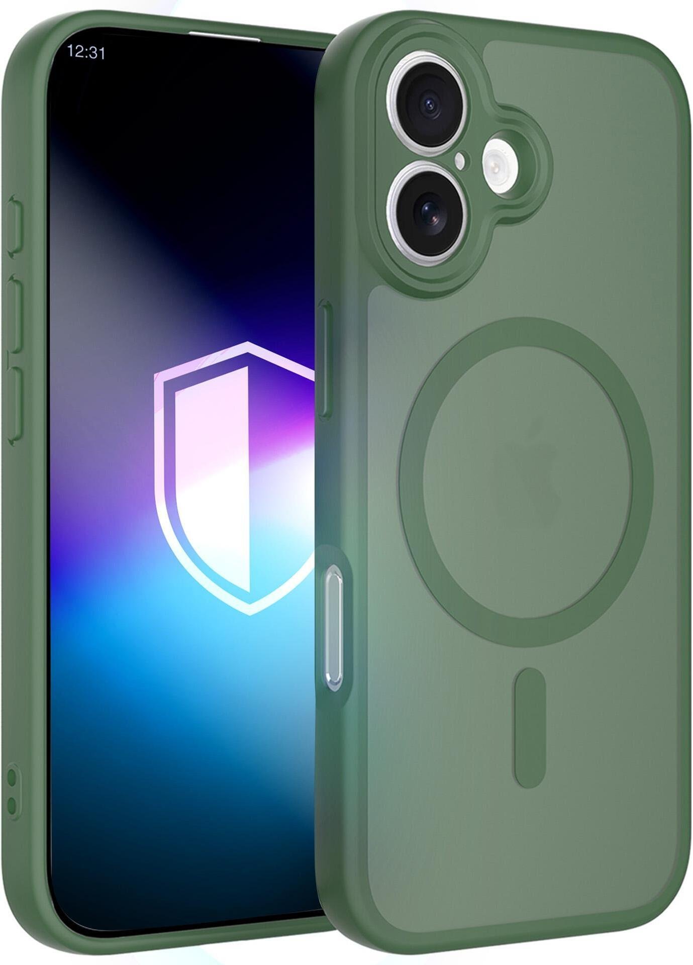 3MK Apple iPhone 16 - 3mk Misty MagCase Green