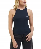 Koszulki i topy damskie - Koszulka Lee RIBBED TANK 112341592 LQ60WKA76 Unionall Black XS - miniaturka - grafika 1