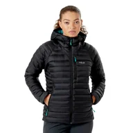 Kurtki damskie - Damska kurtka puchowa Rab Women's Microlight Alpine Jacket black - 14 (L) - miniaturka - grafika 1