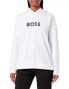 BOSS Bluza damska, White100, S - Bluzy damskie - miniaturka - grafika 1