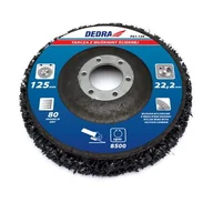 Materiały ścierne - Tarcza z włókniny ściernej 125 mm, śr. otworu 22.2 mm DEDRA - miniaturka - grafika 1