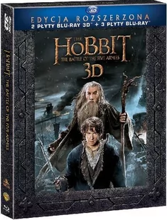 Hobbit: Bitwa pięciu armii 3D (wydanie rozszerzone) - Fantasy Blu-Ray - miniaturka - grafika 1