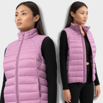 Kamizelka Bezrękawnik Damski Puchowa Pikowana Ciepła Sportowa 4F M