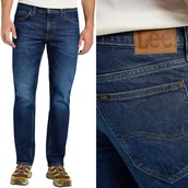 Spodnie męskie - Lee DAREN Anomaly DżINS PROSTE GRANATOWE SPODNIE JEANSOWE W34 L34 - miniaturka - grafika 1