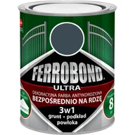 Farby olejne i specjalne - FERROBOND Farba antykorozyjna ULTRA mat grafit RAL 7015 0,7 l - miniaturka - grafika 1