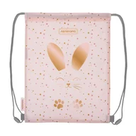 Worki na buty - Astra Worek Szkolny Na Obuwie Na Buty Trening WF Basen Sportowy Gimnastyczny Do Szkoły Fluffy Bunny - miniaturka - grafika 1