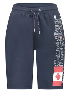 Canadian Peak Bermudy dresowe "Pogoeak" w kolorze granatowym - Spodnie męskie - miniaturka - grafika 1