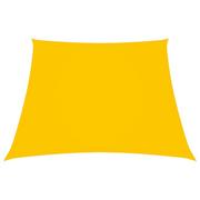 Parasole ogrodowe - vidaXL Trapezowy żagiel ogrodowy, tkanina Oxford, 4/5x3 m, żółty vidaXL - miniaturka - grafika 1