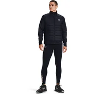 Kurtki i kamizelki sportowe męskie - Męska kurtka do biegania Run Insulate Hybrid Jacket - UNDER ARMOUR - miniaturka - grafika 1