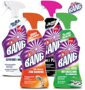 Cillit Bang Zestaw Spray do Czyszczenia Kuchni, Łazienki 4 x 750ml - Środki do kuchni i łazienki - miniaturka - grafika 1