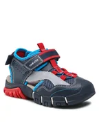 Buty dla chłopców - Geox Sandały J S.Dynomix B. A J25GHA 0FE15 C0735 S Granatowy - miniaturka - grafika 1