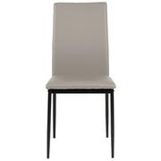 Krzesła - Actona Krzesło Do Jadalni Luksemburg 92X43X53 Taupe - miniaturka - grafika 1