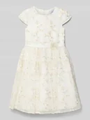 Sukienki i spódniczki dla dziewczynek - Sukienka midi z okrągłym dekoltem - miniaturka - grafika 1