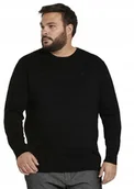 Swetry męskie - TOM TAILOR SWETER MĘSKI CZARNY CASUAL DŁUGI RĘKAW 4XL J9A - miniaturka - grafika 1