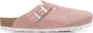 Klapki i japonki męskie - Birkenstock Klapki Birkenstock Boston Shearling 1023281 - miniaturka - grafika 1
