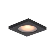 Lampy sufitowe - Czarna oprawa wpustowa, stałe światło DL-26385S-GU10-BK z serii ANTAR - miniaturka - grafika 1