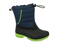 Kozaki damskie - Tom Tailor 4275401 półdługie kozaki, granatowo-czarno-limonkowe, 28 EU - miniaturka - grafika 1